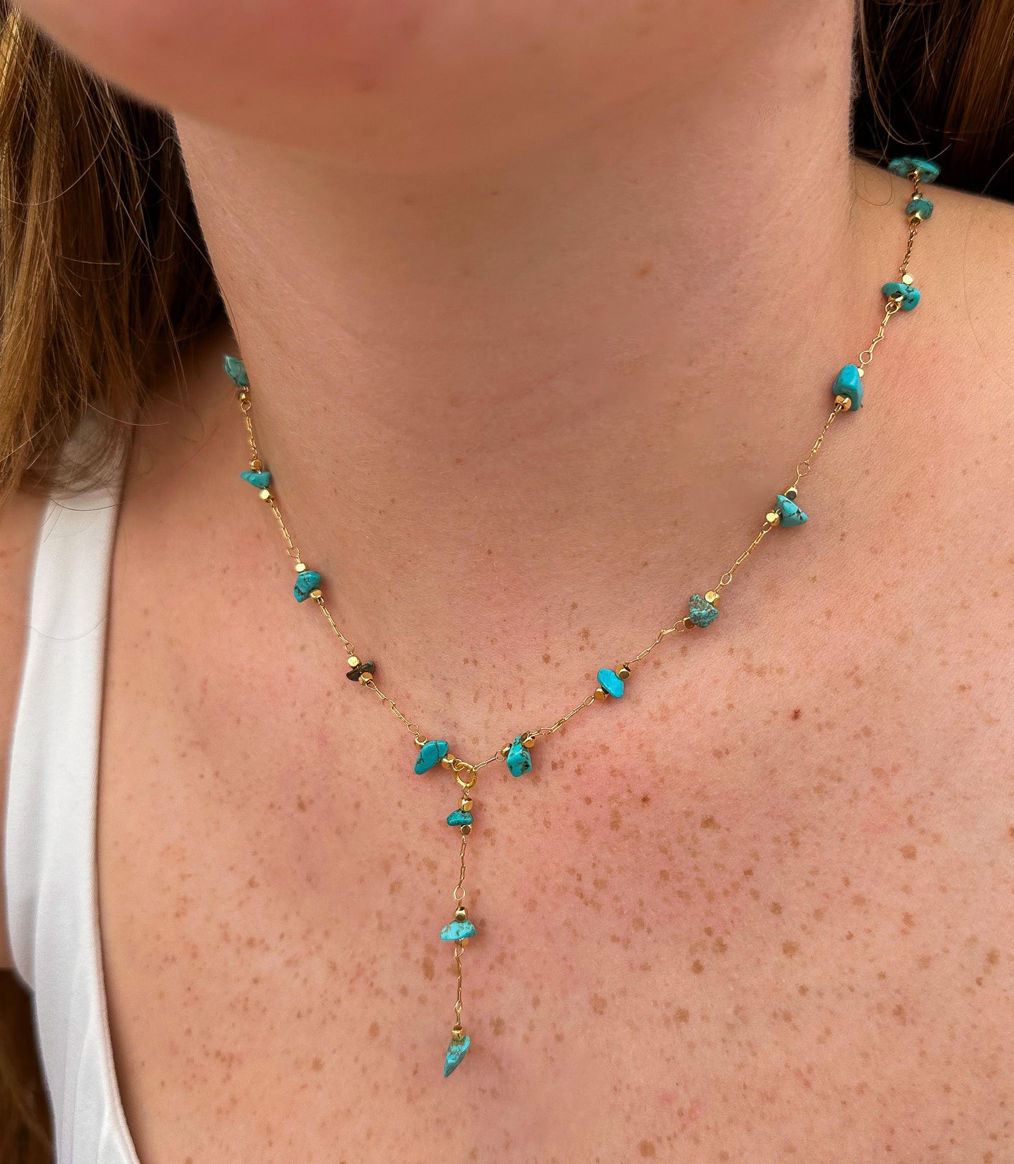 Turquoise dangle Necklace